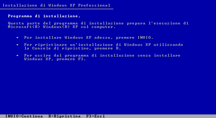 [Windows xp installazione con kvm]