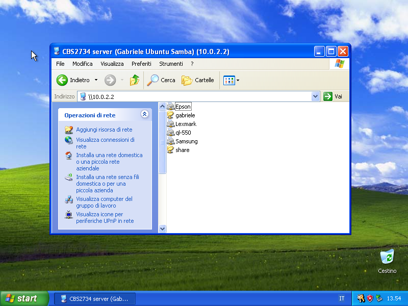 [Windows xp in rete con kvm]