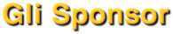Gli Sponsor