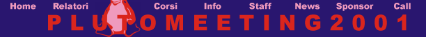 Pluto Meeting 2001