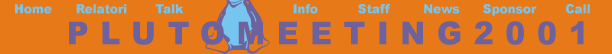 Pluto Meeting 2001
