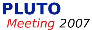 Logo PLUTO Meeting 2007
