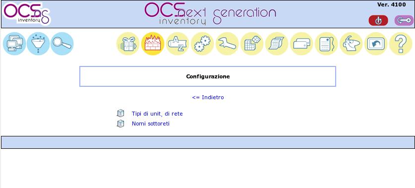 OCS - Definizione delle reti